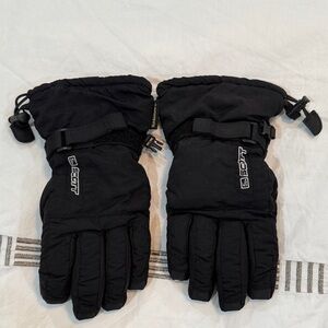 Scott Insulated Waterproof Black Snow Gloves
